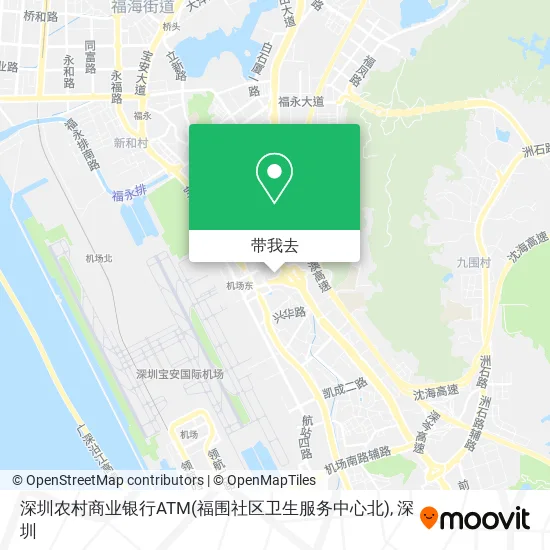 深圳农村商业银行ATM(福围社区卫生服务中心北)地图