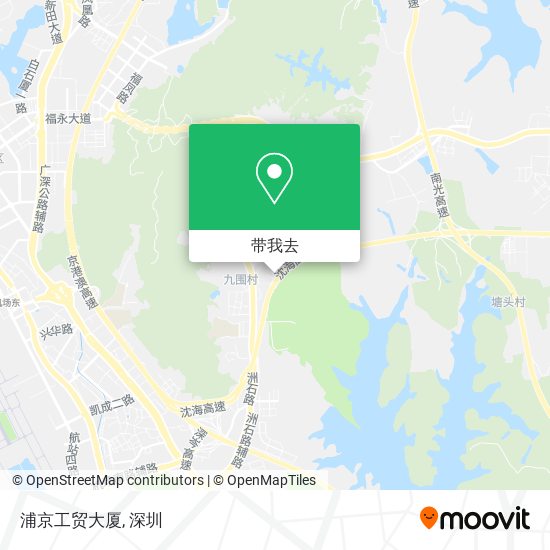 浦京工贸大厦地图