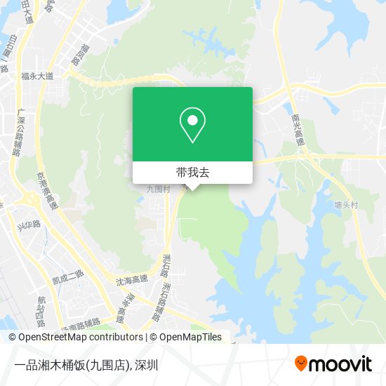 一品湘木桶饭(九围店)地图