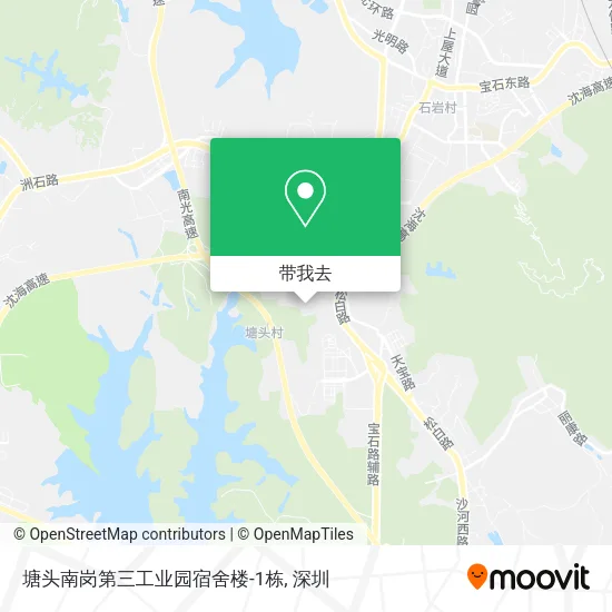 塘头南岗第三工业园宿舍楼-1栋地图