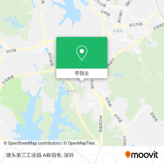 塘头第三工业园-A栋宿舍地图