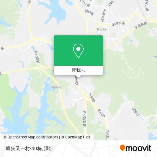 塘头又一村-40栋地图