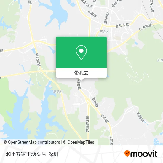 和平客家王塘头店地图