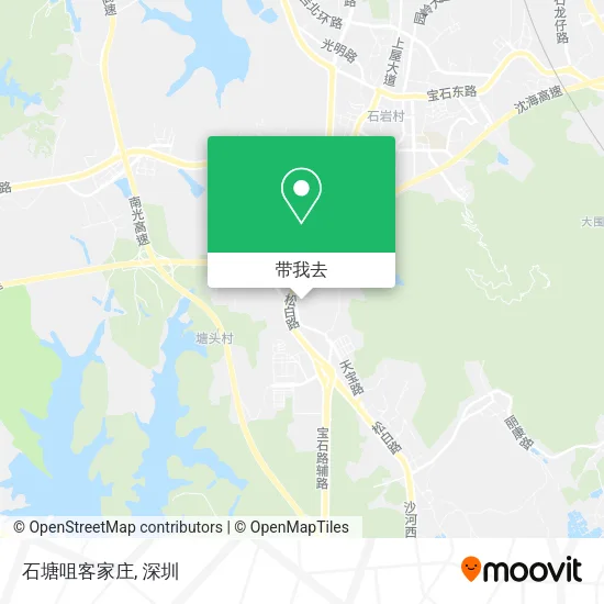 石塘咀客家庄地图