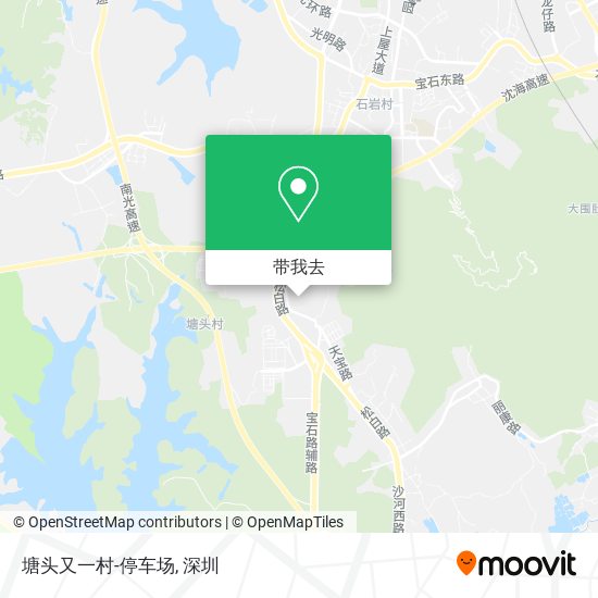 塘头又一村-停车场地图
