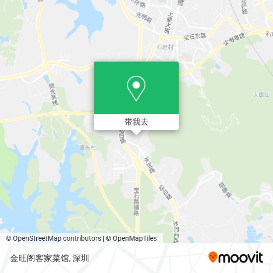 金旺阁客家菜馆地图