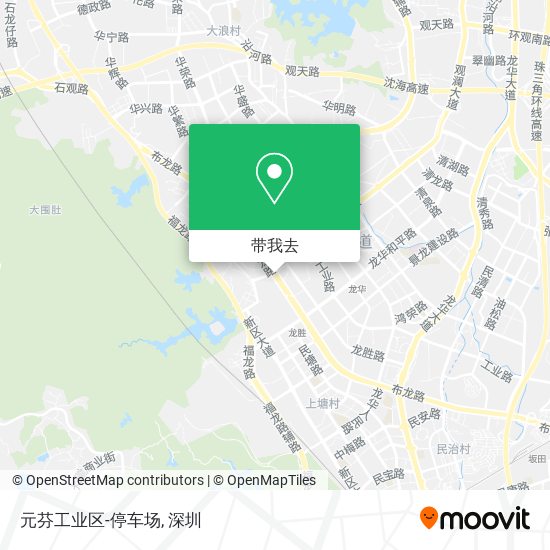 元芬工业区-停车场地图