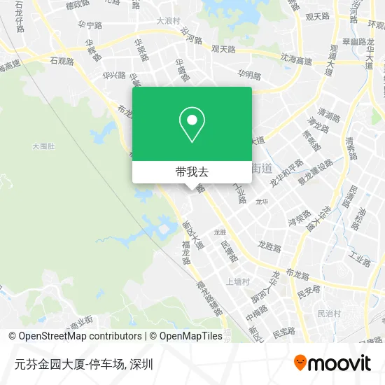元芬金园大厦-停车场地图