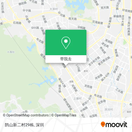 鹊山新二村29栋地图