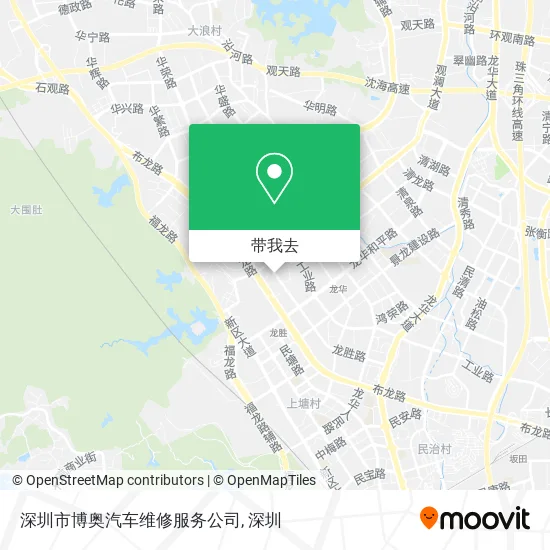 深圳市博奥汽车维修服务公司地图