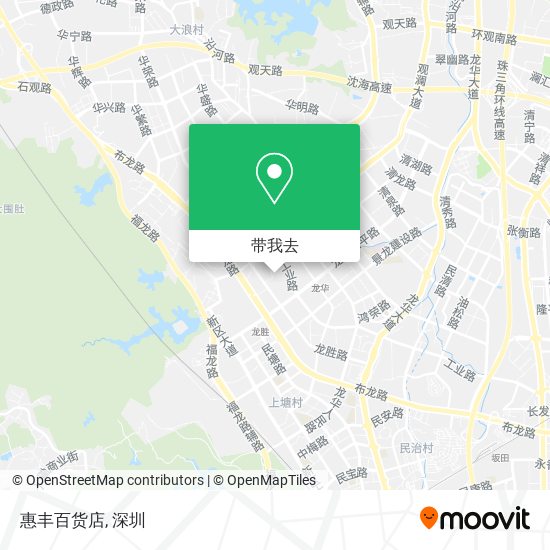 惠丰百货店地图
