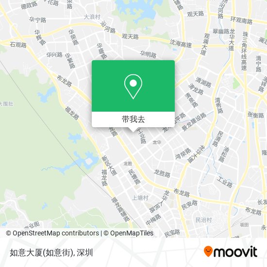 如意大厦(如意街)地图
