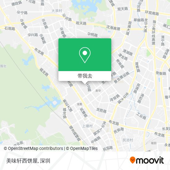 美味轩西饼屋地图
