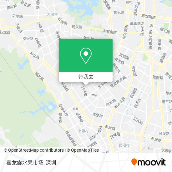 嘉龙鑫水果市场地图