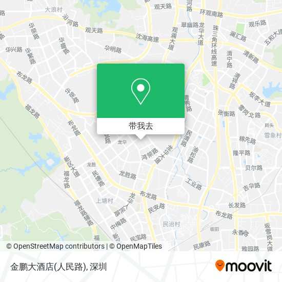 金鹏大酒店(人民路)地图