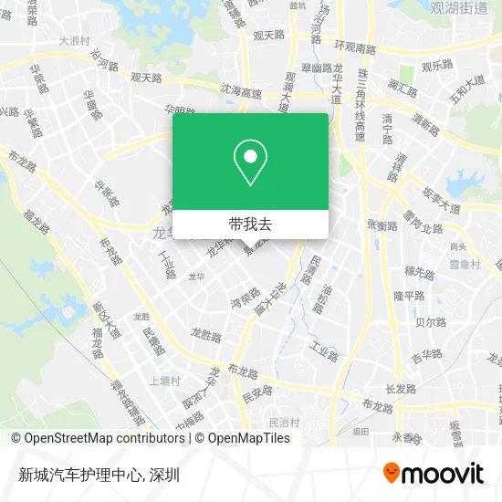 新城汽车护理中心地图