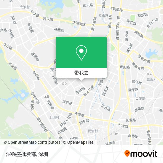深强盛批发部地图