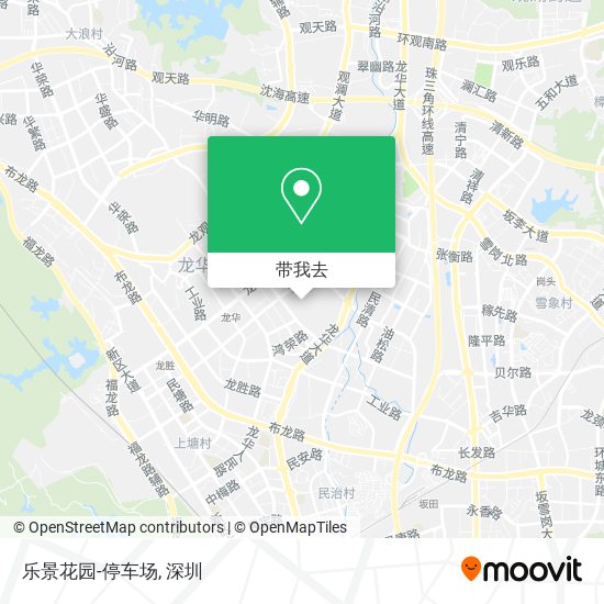 乐景花园-停车场地图