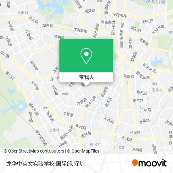 龙华中英文实验学校-国际部地图