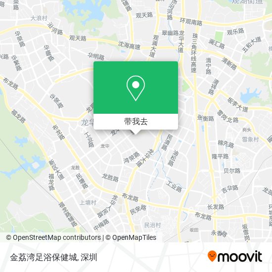 金荔湾足浴保健城地图