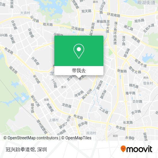 冠兴跆拳道馆地图