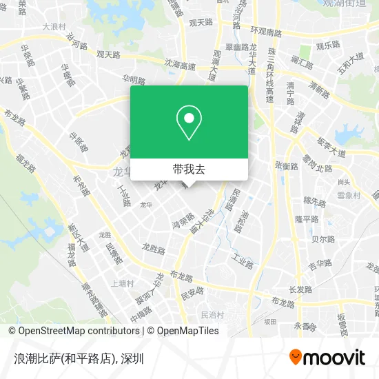 浪潮比萨(和平路店)地图