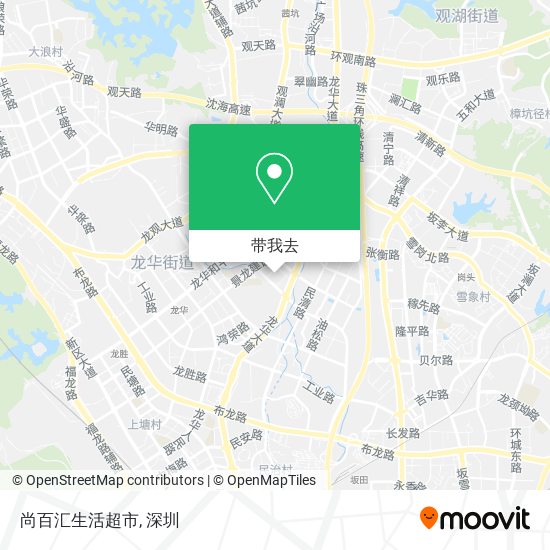 尚百汇生活超市地图