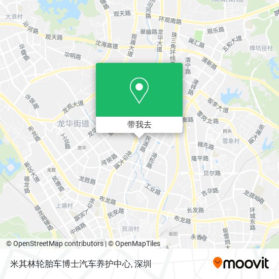 米其林轮胎车博士汽车养护中心地图