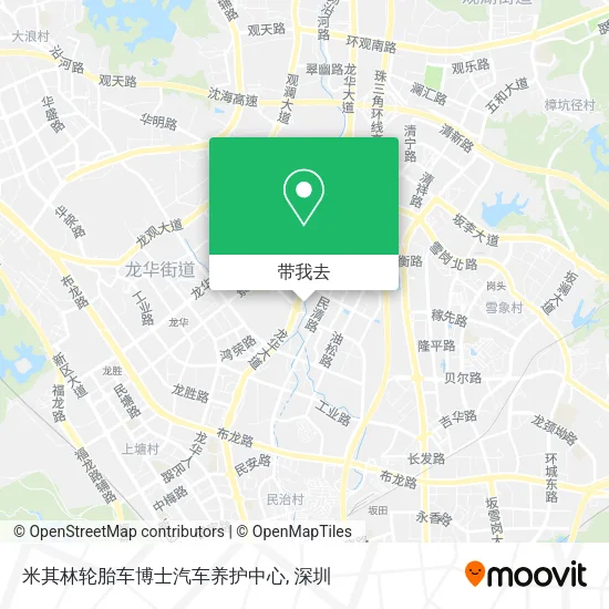 米其林轮胎车博士汽车养护中心地图