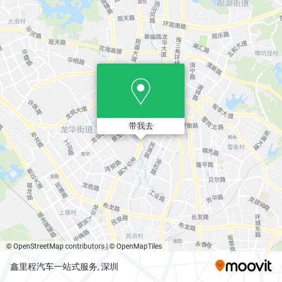 鑫里程汽车一站式服务地图