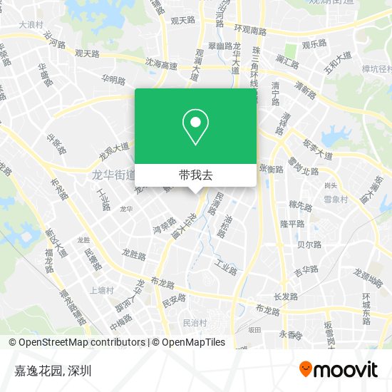 嘉逸花园地图