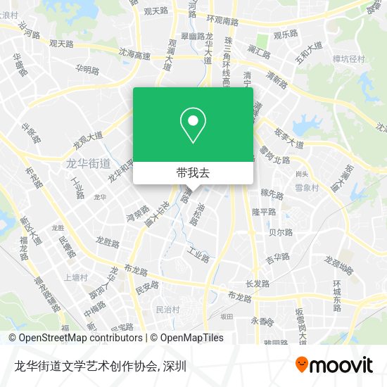 龙华街道文学艺术创作协会地图