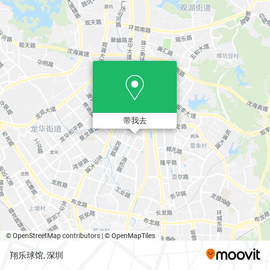 翔乐球馆地图