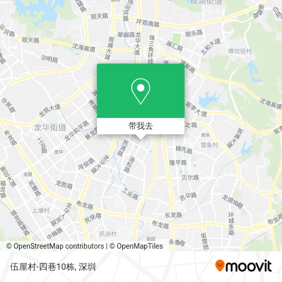 伍屋村-四巷10栋地图
