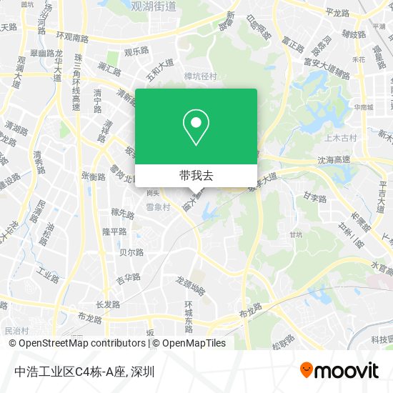 中浩工业区C4栋-A座地图