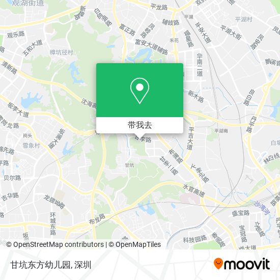 甘坑东方幼儿园地图