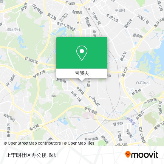 上李朗社区办公楼地图