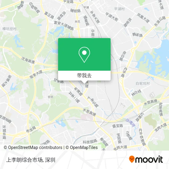 上李朗综合市场地图