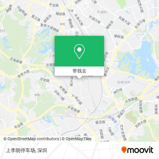 上李朗停车场地图
