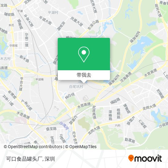 可口食品罐头厂地图