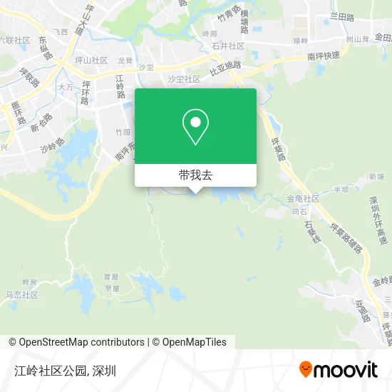 江岭社区公园地图