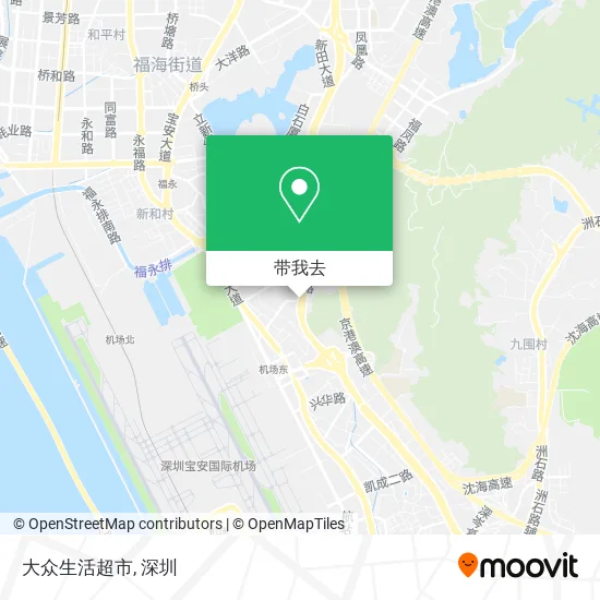 大众生活超市地图