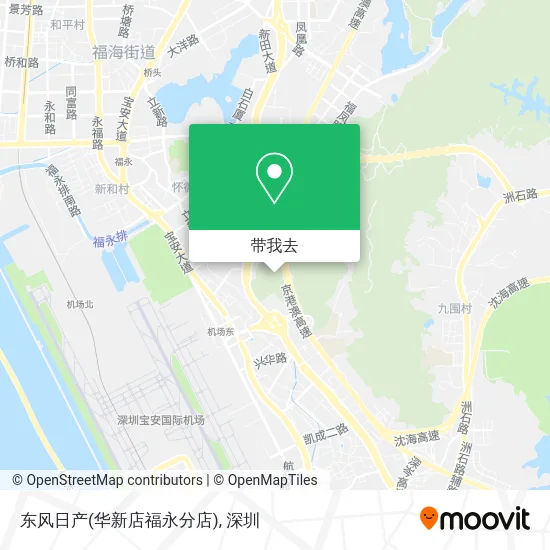 东风日产(华新店福永分店)地图