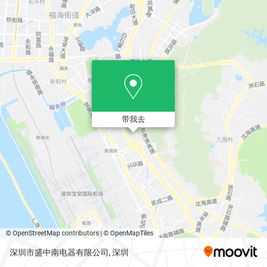 深圳市盛中南电器有限公司地图