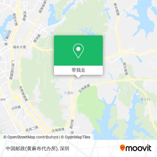 中国邮政(黄麻布代办所)地图