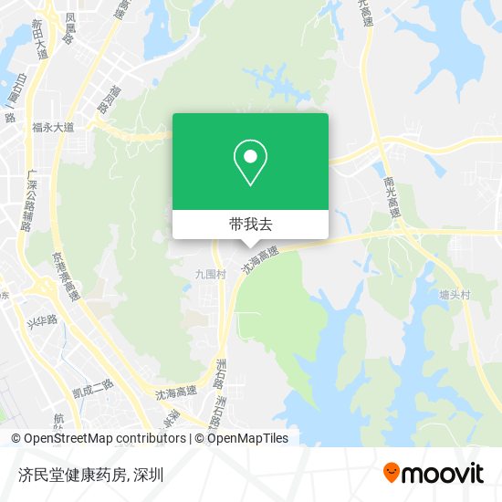济民堂健康药房地图