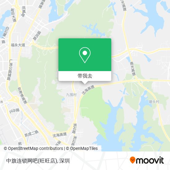 中旗连锁网吧(旺旺店)地图