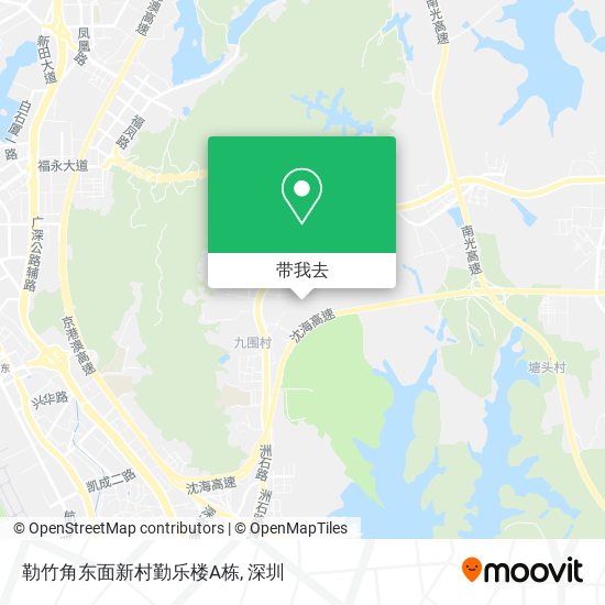 勒竹角东面新村勤乐楼A栋地图