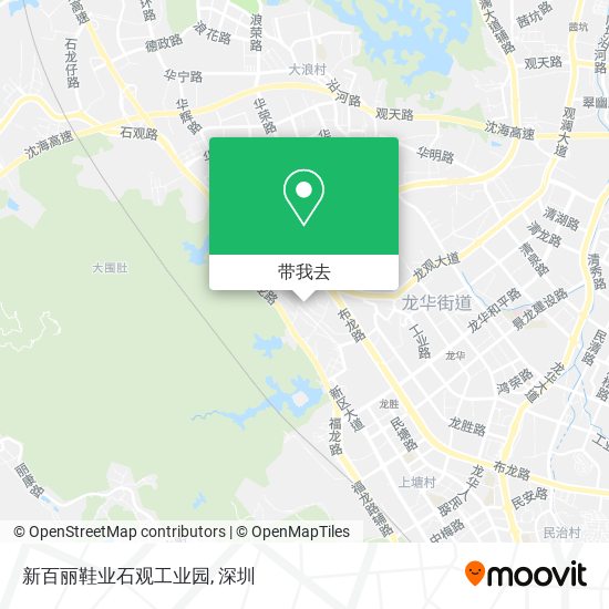 新百丽鞋业石观工业园地图