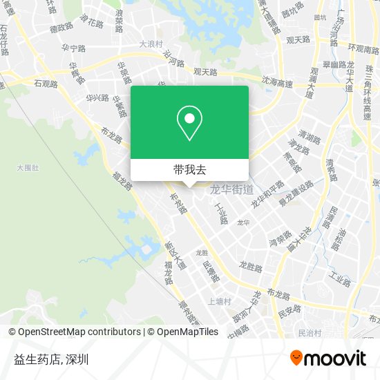 益生药店地图